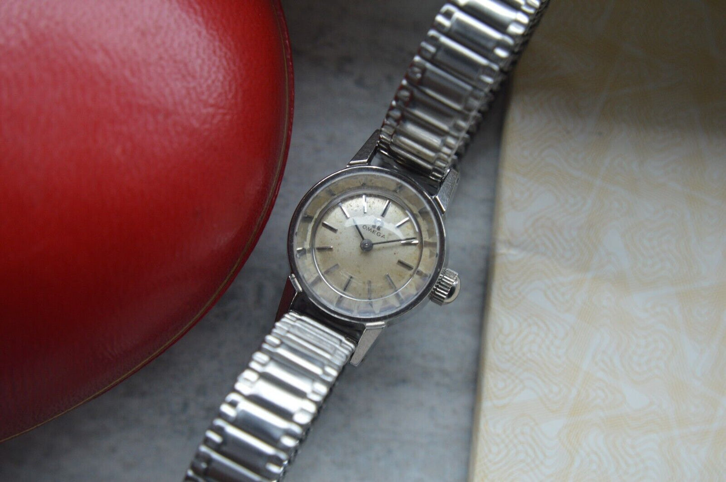 25/04/1963 Fullset Omega Ladymatic Mechanical Ladies Watch Rare Box and Papers