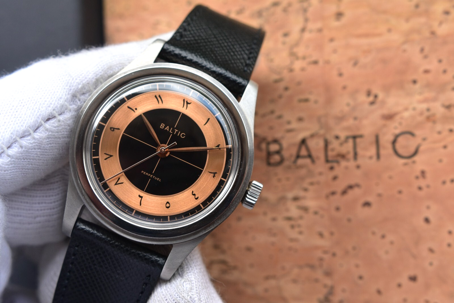 Baltic x Perpetuel Limited Edition Automatic Sector Dial 38mm Mens Watch 1 of 71