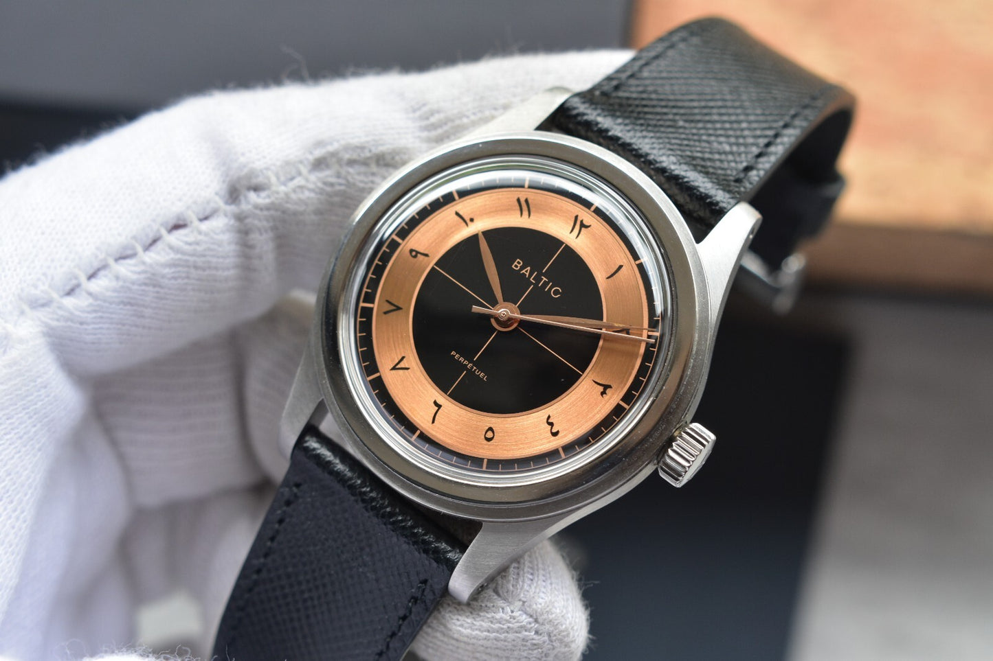 Baltic x Perpetuel Limited Edition Automatic Sector Dial 38mm Mens Watch 1 of 71