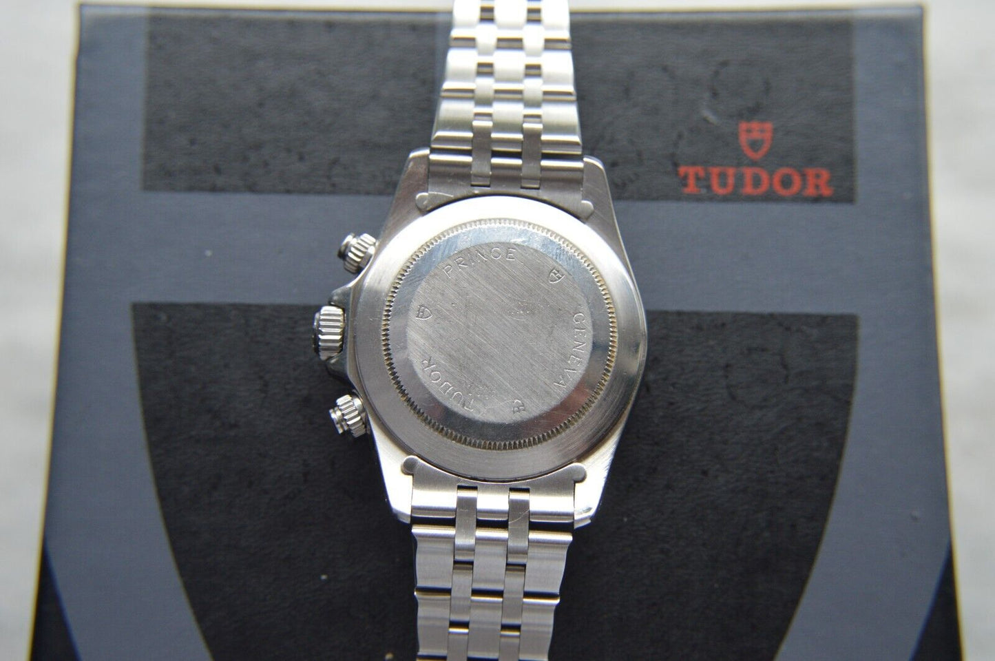 1997 Tudor Prince Date Automatic Chronograph Green Boxed Daytona Style 72980