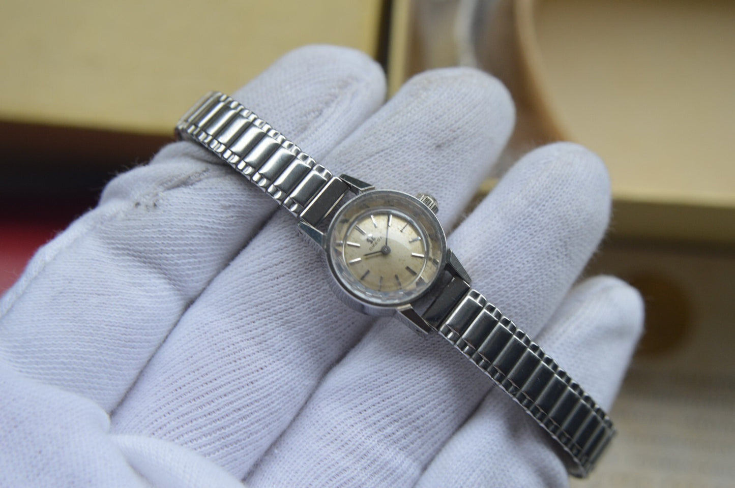 25/04/1963 Fullset Omega Ladymatic Mechanical Ladies Watch Rare Box and Papers