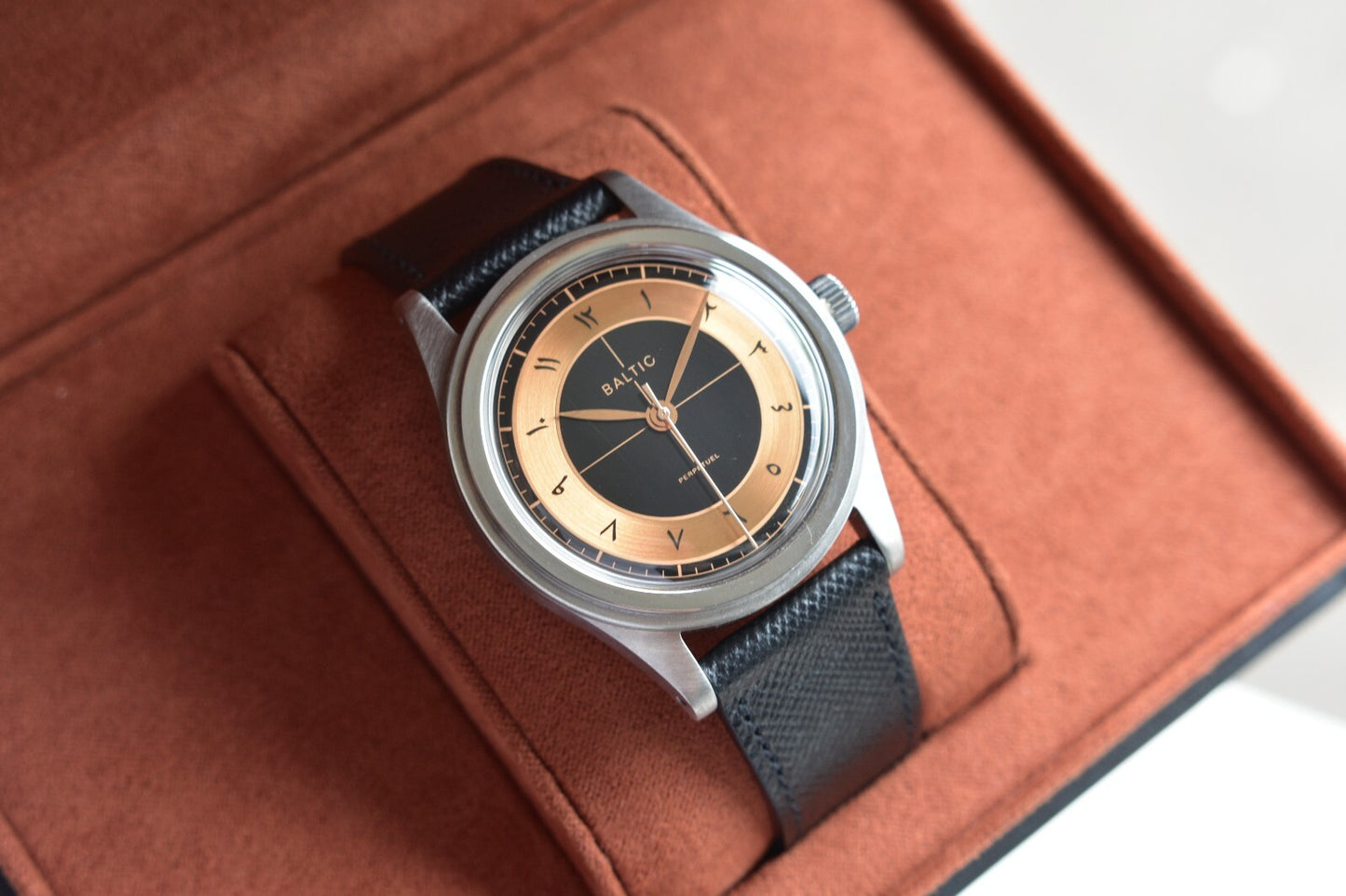 Baltic x Perpetuel Limited Edition Automatic Sector Dial 38mm Mens Watch 1 of 71