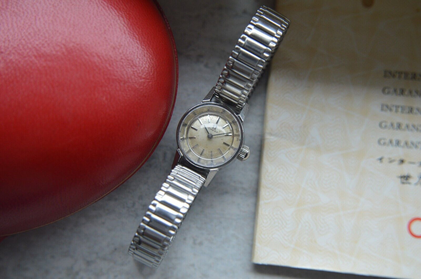 25/04/1963 Fullset Omega Ladymatic Mechanical Ladies Watch Rare Box and Papers