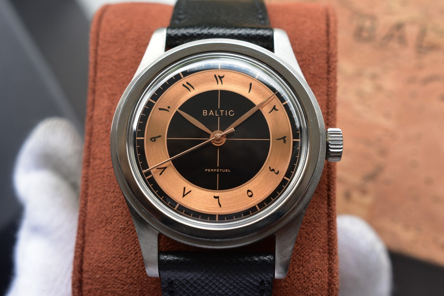 Baltic x Perpetuel Limited Edition Automatic Sector Dial 38mm Mens Watch 1 of 71