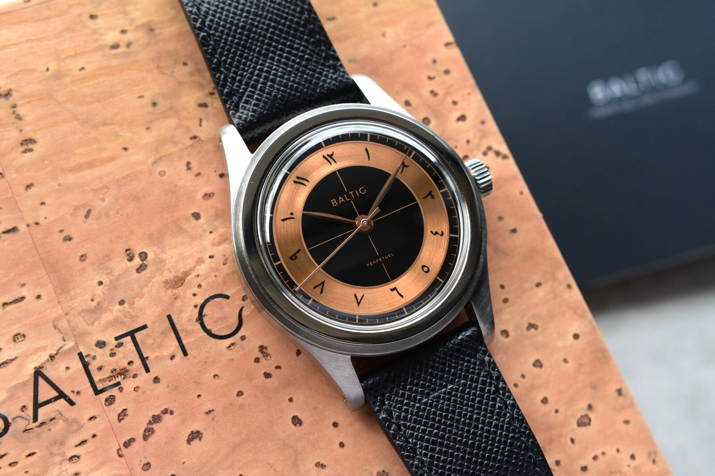 Baltic x Perpetuel Limited Edition Automatic Sector Dial 38mm Mens Watch 1 of 71