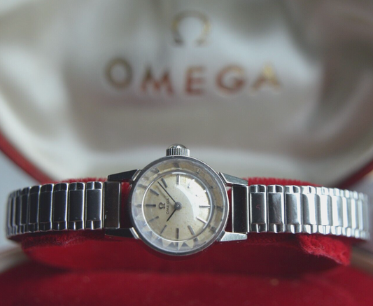 25/04/1963 Fullset Omega Ladymatic Mechanical Ladies Watch Rare Box and Papers
