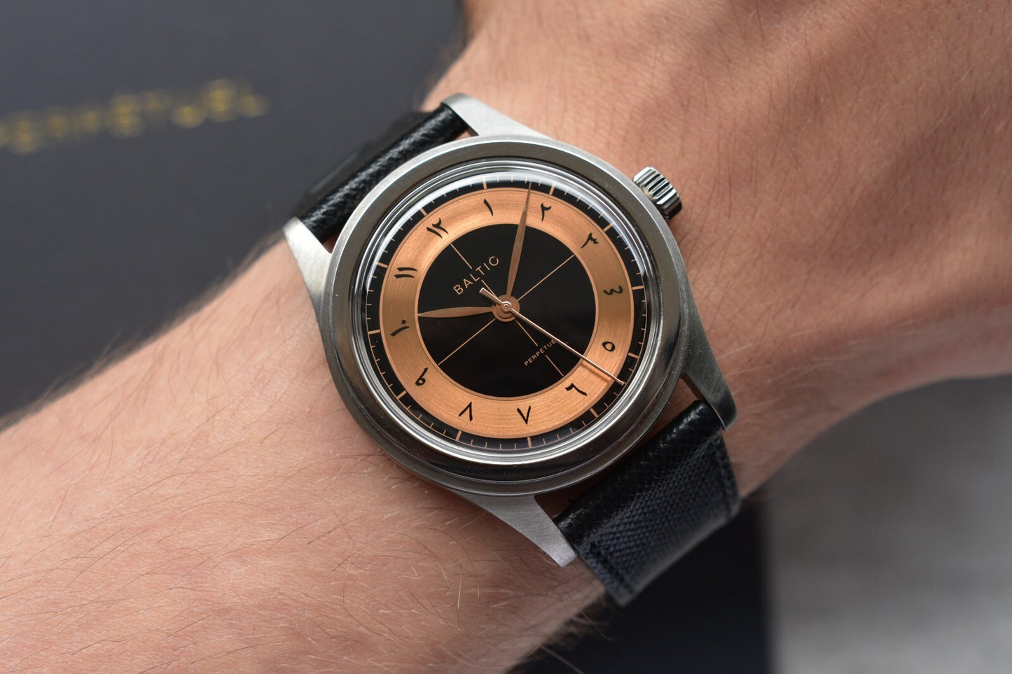 Baltic x Perpetuel Limited Edition Automatic Sector Dial 38mm Mens Watch 1 of 71