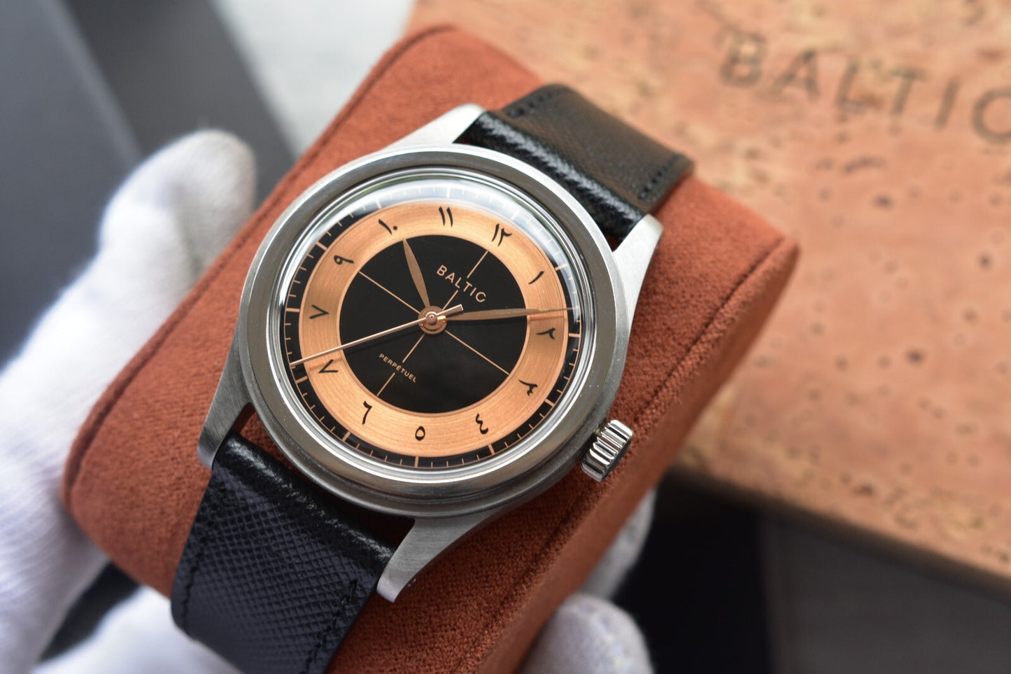 Baltic x Perpetuel Limited Edition Automatic Sector Dial 38mm Mens Watch 1 of 71