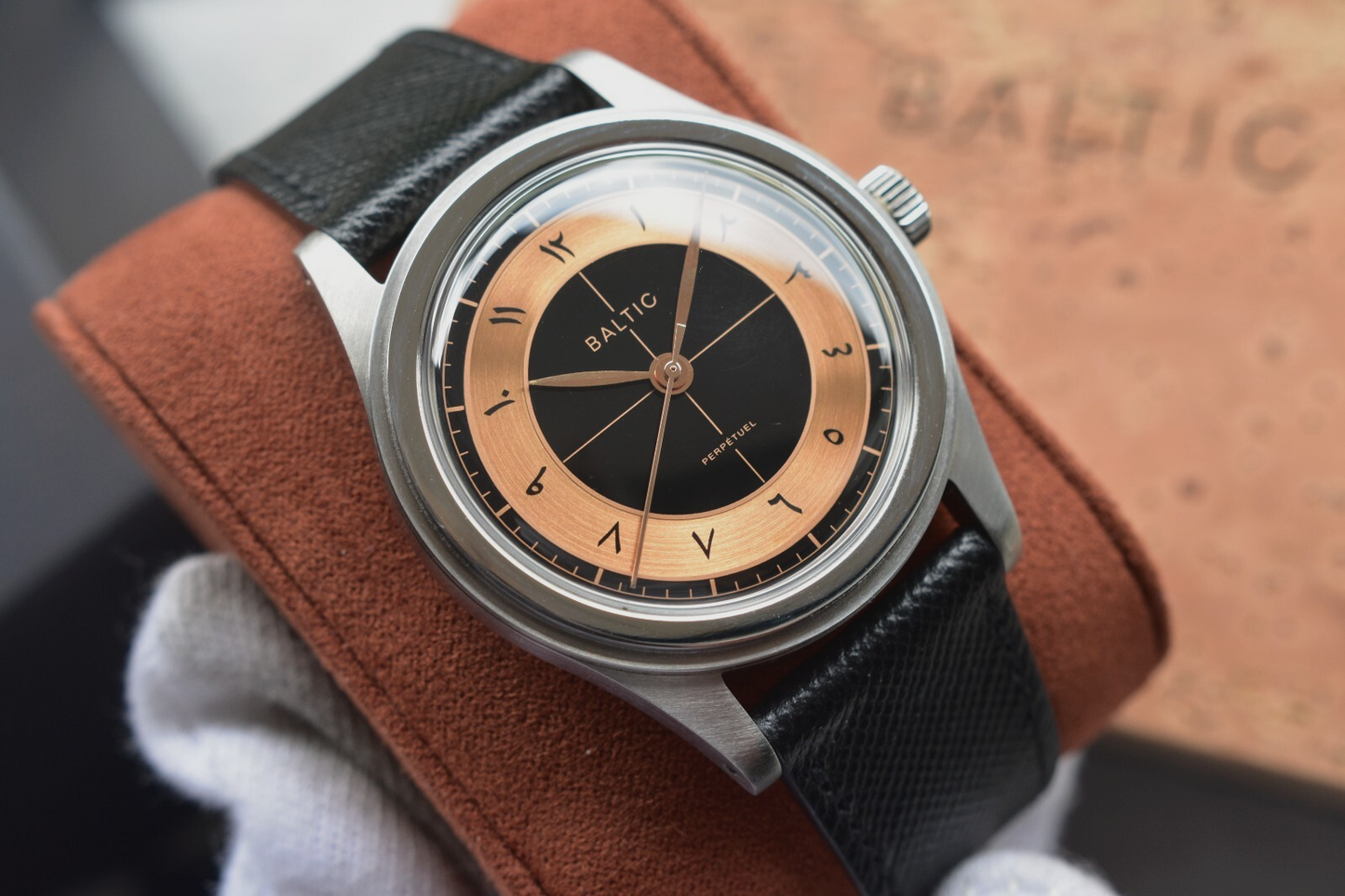 Baltic x Perpetuel Limited Edition Automatic Sector Dial 38mm Mens Watch 1 of 71