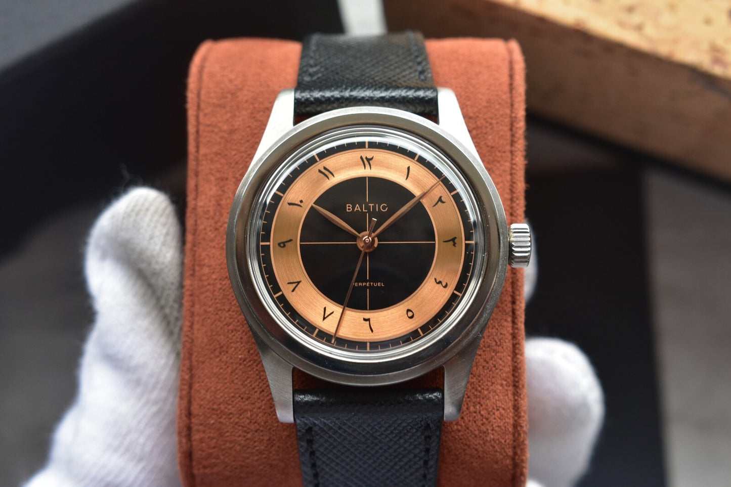 Baltic x Perpetuel Limited Edition Automatic Sector Dial 38mm Mens Watch 1 of 71
